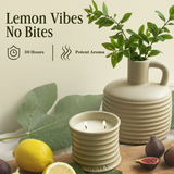 Cloudy Pillow - Fig Leaf & Lemon Scented Candles