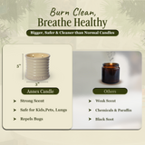 Cloudy Pillow - Fig Leaf & Lemon Scented Candles