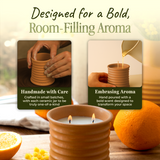 Orange Blossom – Orange & Mimosa Scented Candles