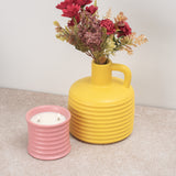 FLOWER BOMB CANDLE & VASE