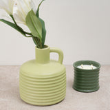 GREEN LIFE CANDLE & VASE