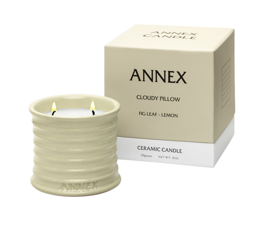 Cloudy Pillow - Fig Leaf & Lemon