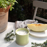 Large Natural Candle - Green Melon & Peppermint